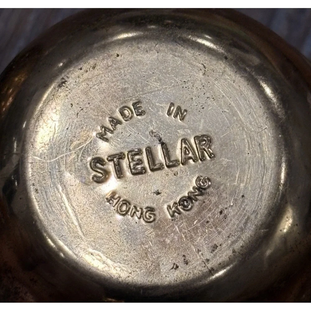Vintage Stellar Kerosene Oil Copper Wick Lamp Walking Light Hong Kong 2Set READ!